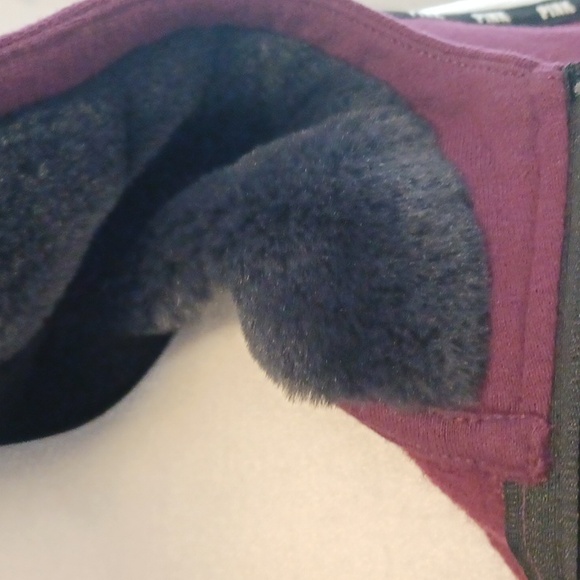 4/$80 Burgundy Zippered Hoodie - Size XS (Fits More Like Small/Medium) - Picture 3 of 12